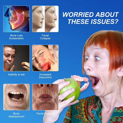 🔥Ends Today: 79% OFF! ⏰DarkFairy™ Medical Full Denture with Strong Suctiond Custom-Fit Full Functional Dentures🦷