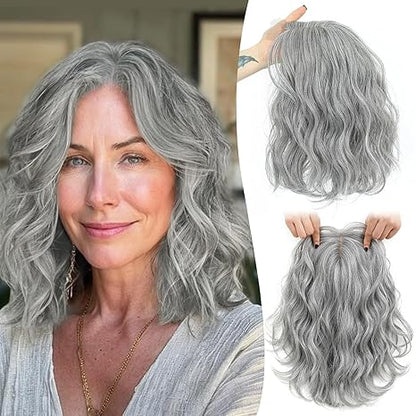 ⚡ Final Hours –🌷2026 New Lightweight & Breathable Wavy Hair Topper