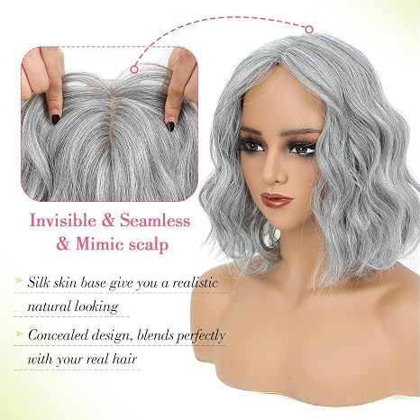 ⚡ Final Hours –🌷2026 New Lightweight & Breathable Wavy Hair Topper