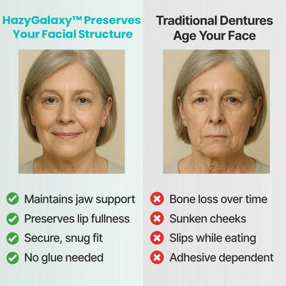 ✨ Instantly Restore Your Smile — HazyGalaxy™ Dentures 70% OFF Today Only 🦷