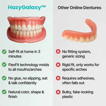 ✨ Instantly Restore Your Smile — HazyGalaxy™ Dentures 70% OFF Today Only 🦷