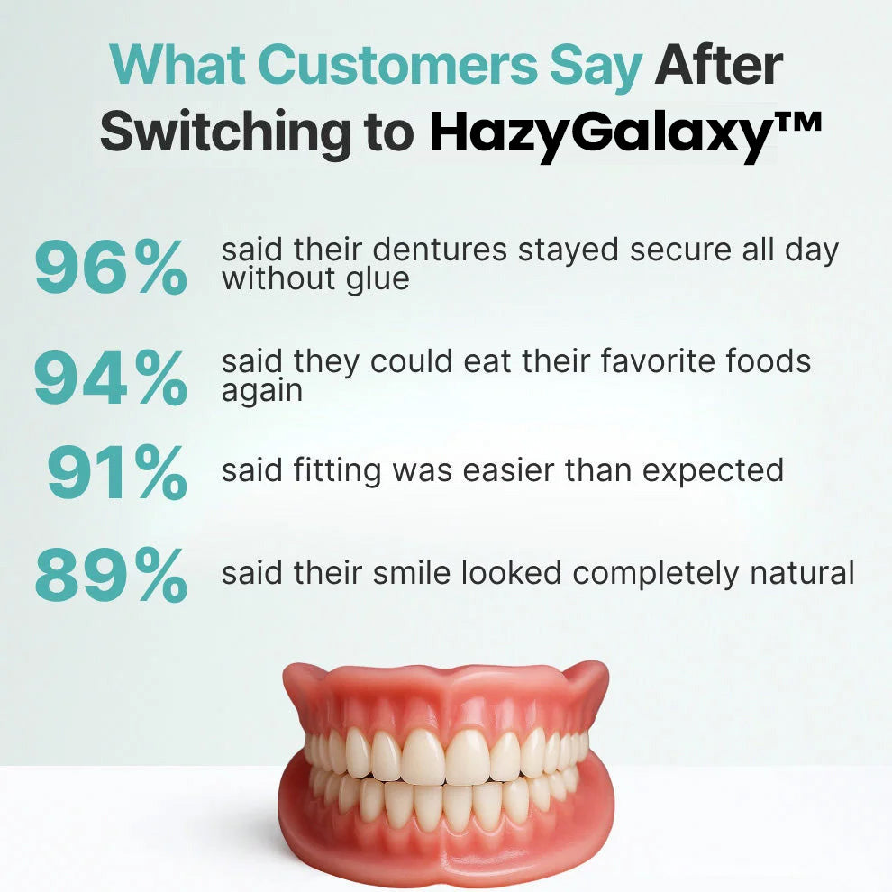 ✨ Instantly Restore Your Smile — HazyGalaxy™ Dentures 70% OFF Today Only 🦷