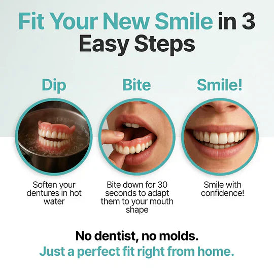 ✨ Instantly Restore Your Smile — HazyGalaxy™ Dentures 70% OFF Today Only 🦷