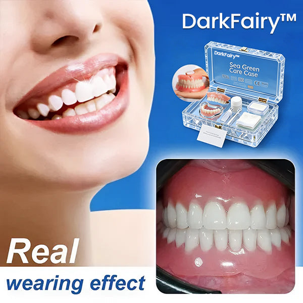 🔥Ends Today: 79% OFF! ⏰DarkFairy™ Medical Full Denture with Strong Suctiond Custom-Fit Full Functional Dentures🦷