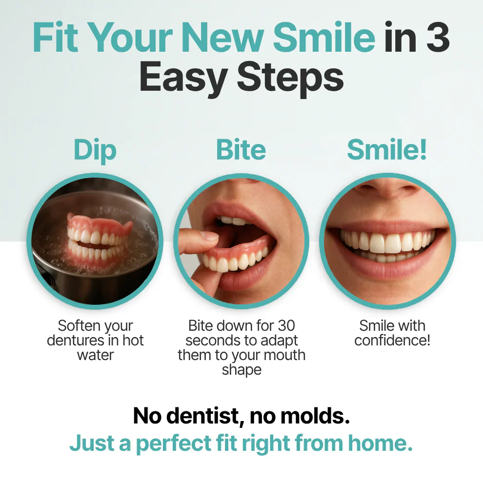 🔥Ends Today: 79% OFF!🏆2026 Bestselling Product🦷 Fit for a Fresh Smile, Say Goodbye to Wearing Discomfort!🌎