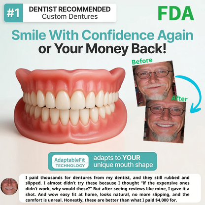 🔥Ends Today: 79% OFF!🏆2026 Bestselling Product🦷 Fit for a Fresh Smile, Say Goodbye to Wearing Discomfort!🌎